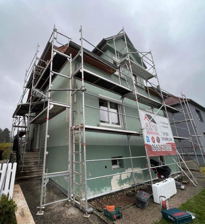 Remise en état de façade et toiture Saverne